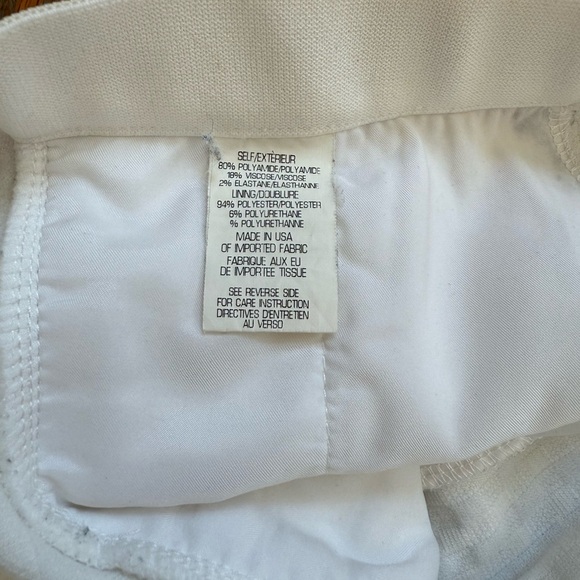 Theory White Textured A-Line Skirt - Picture 7 of 9